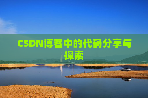 CSDN博客中的代码分享与探索